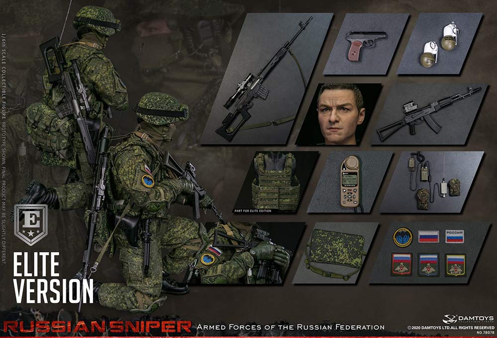 DAMTOYS 1/6 78078S ミリタリー 男性 兵士 士官 スナイパ 素 Amazon | 「AC」DAMTOYS 1/6 78078 ミリタリー 男性 兵士 士官